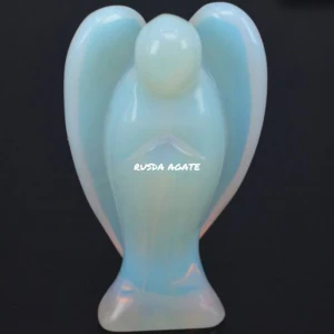 Opalite Angels Semi-Precious Stone Crafts  Wholesale Angel Best Quality Angels Buy From RUSDA AGATE