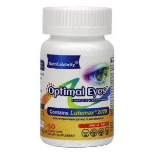 Optimal Eyes - Organic- Natural Eye Vitamins - With Marigold Lutein and Black Currant - Lutemax Zeaxanthin - Eye Health and Macu