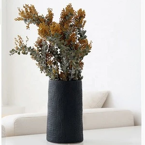 Origami art fluted design wedding decor porcelain vases / home goods ceramic vase for restaurants