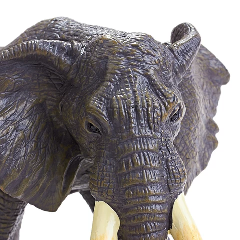 Original Design High Simulation ROTO PVC BSCI African Elephant  Loxodontaafricann Wild Animal Model Toys