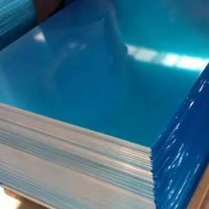 Original factory plastic film coated aluminium sheet supplier 3003 anti-rust aluminum plate