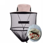 Outdoor Camouflage Fishing Hat Bee Keeping Insects Mosquito Net Prevention Cap Mesh Fishing Cap