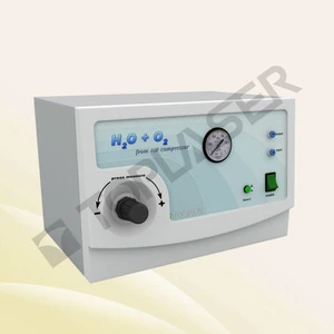 Oxygenated water equipment for skin deep cleaning