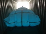 PE and PP inflatable flexibag for liquid transportation sea Freight Russia flexitank