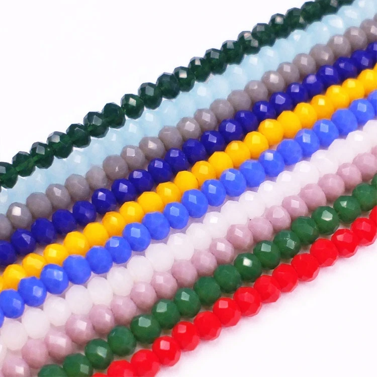 perlen 2mm/3mm/4mm Beaded Crystal glass flat beads abacus beads diy jewelry making small beads accessories