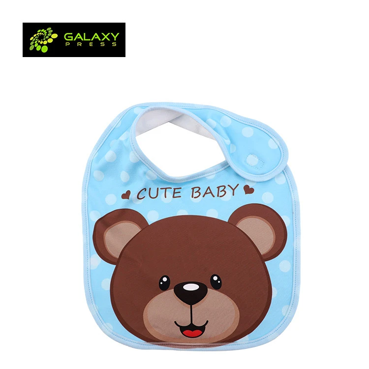 Personalized Sublimation Baby Bib 100% Cotton Super Soft Baby Wearing Bib Sublimation