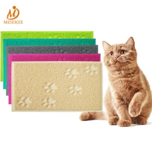 Pet products 2019 Non-slip easy to clean coil litter mats pvc cat mat