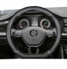 Philippines hot sell matt carbon fiber car steering wheel cover D shape
