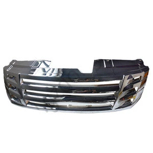 Pickup Accessories Silver Plating Chrome Car Front Grille for Isuzu D-max Dmax 2012 2013 2014