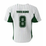 Pinstripes Style Baseball Jersey Sublimated 100% Polyester Custom Softball jerseys Collage Training Team Wear Shirts
