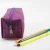 Import Plain Purple Zipper Pen Case Cosmetic Makeup Pouch School Pencil Bag from China