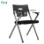 Import plastic back with armrest with writing pad school chair from China