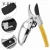 Import plastic handle garden pruning shear scissors Built-in ratchet pruner tool from China