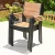 Import Plastic wood garden outdoor furniture chair wpc table set with Aluminum frame from China