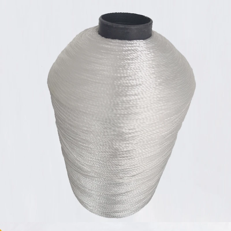 polyester material sewing thread white color