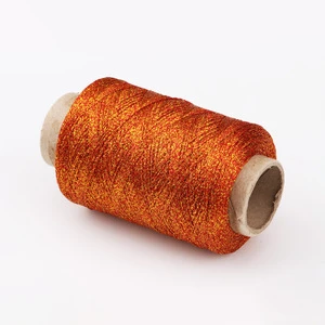 Polyester Yarn with Metallic Lurex Fancy Yarn for Knitting