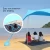 Import Pop Up Beach Tent Sun Shelter Ground Pegs and Stability Poles Outdoor Shade for Camping Trips Fishing Backyard Fun or Picnics from China