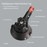Popular 3 Aluminum Alloy Car Suction Cup Camera Mount Original Design Accessories for Photography Low MOQ