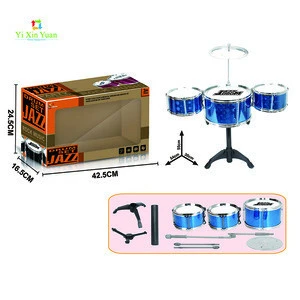Popular educational Musical instrument toys medium drum set jazz  play set for kids