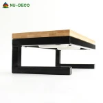 Popular Elevated Dog and Cat Double Bowl Raised Stand  Bamboo Pets Feeder