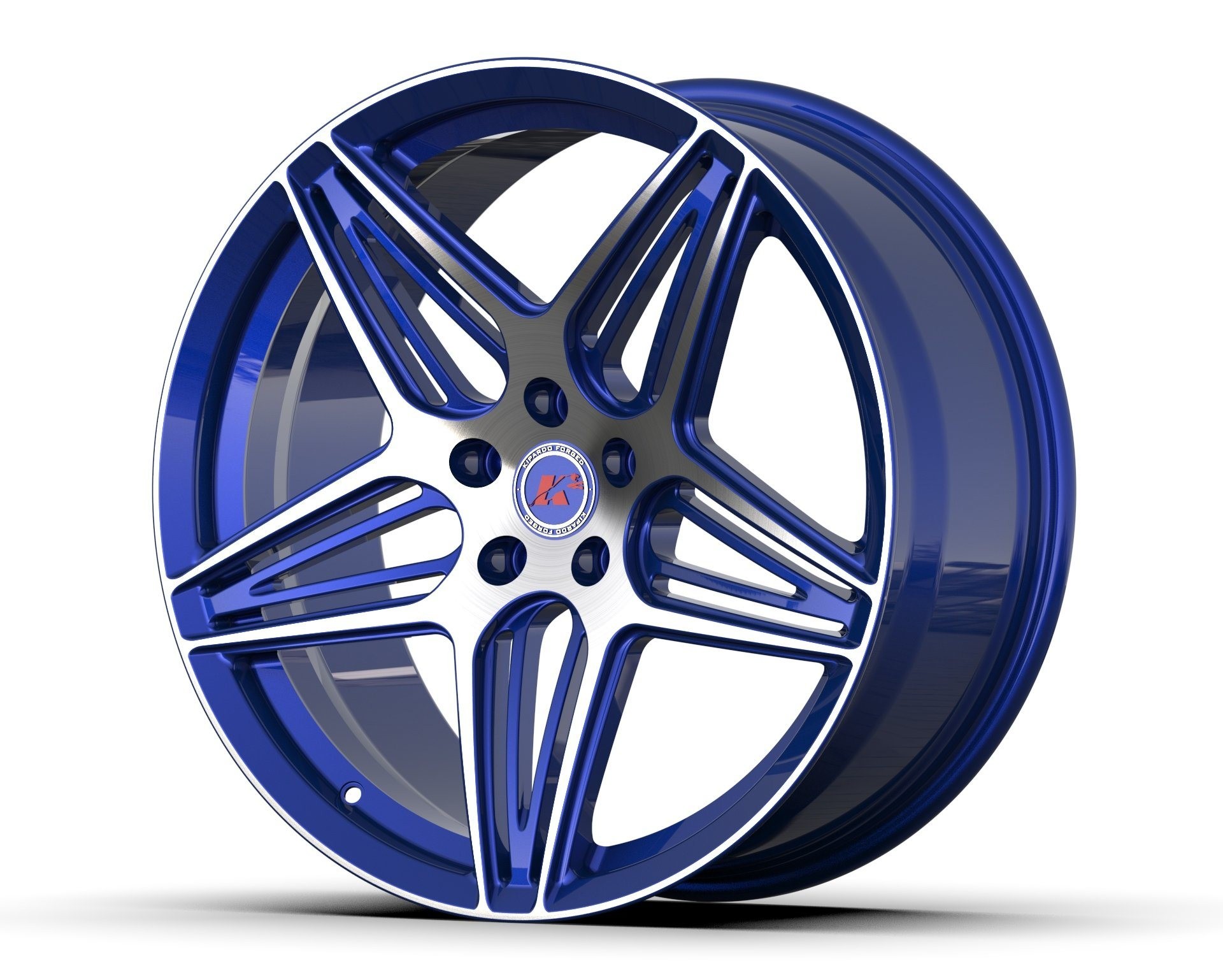 Popular Forged Design Customized Color and Size and Logo Machined Face Alloy Rims