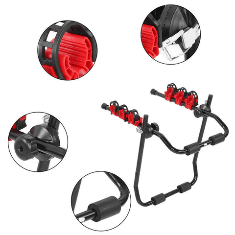 Buy Portable Folding Car Truck Suv Rear Mounted Bike Rack For Car ...