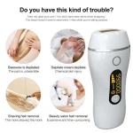 Portable IPL Hair Removal Laser Machine 2 in 1 Epilator Hair Trimmer Home Professional Laser Hair Removal Machine