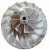 Import Precision impeller wheel parts vacuum cleaner used cnc machining impeller wheel from China