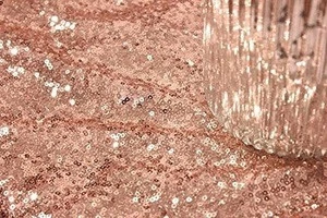 Premium quality glitter rose gold wedding sequin table runners for party