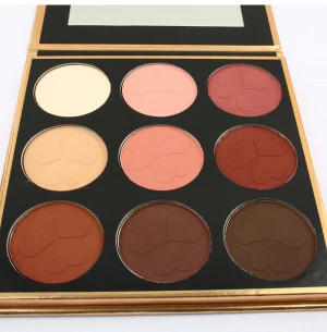 Private label color rendering waterproof shiny matte daily beauty creations eye shadow palette