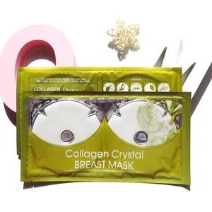 Private Label Crystal Collagen Breast Enlargement Mask, Chest Plump Enhancer Body Beauty Shaping Bust Firming Lifting Mask