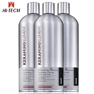 Private label wholesale professional Brazilian clarifying deep cleaning complex smoothing bio keratin hair shampoo