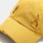 Professional Factory Custom Logo Blank Distressed baseball Cap