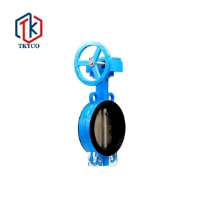 Professional Manufacture DN80 Worm Gear Type Wafer Butterfly Valve Price