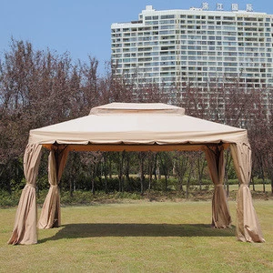 Professional Manufacturer Camping Roma Big Garden Gazebo 3X4M Double Top Garden Outdoor Pavilion