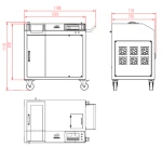 Professional supplier Portable Type 100W 200W 500W laser cleaning equipment