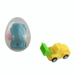 Promotional gifts surprise eggs pull back mini truck toy