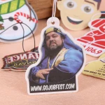 Promotional supply with deodorant air freshener paper car incense can be customized with samples