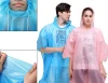 Pvc Disposable Rain Gear Ponchos Raincoats For Women Men