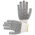 Import PVC dot hand gloves cotton knit construction anti slip industrial working gloves pvc rubber dot from China