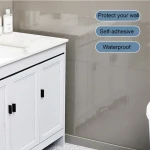 PVC Sheet Rolls Door Scratch Protector Film Clear Door Cover Scratch Shield Transparent Self-adhesive Vinyl Sticker