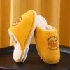 QEO high quality unisex cotton fabric anti-slip indoor house slippers