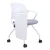 Import QS-NTC07 high quality folding training chair with wheels Plastic Lecture Chair with writing tablet from China