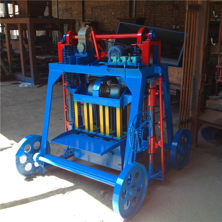 QT 4-35M Mobile egg laying   Cement Hollow Brick Block Making Machine Price List