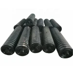 Quick and Easy Maintenance Conveyor Impact Rollers with High Quality Rubber Coating