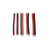 RC Cutting 100mm 150mm Silicone Cable 12 14 16 18 20 22 24 26 28AWG Red Black Silicone Tin Plated Copper Wire For Lipo Battery