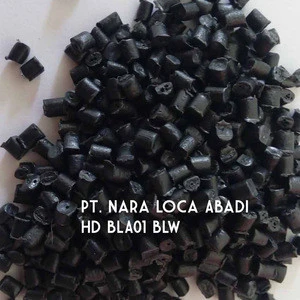 Recycled Plastic Raw Material, HDPE Resin, Black Color
