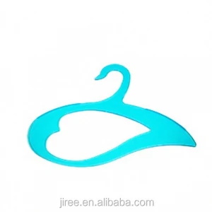 Recycled Swan-shaped Plastic Cloth Hanger With Hook