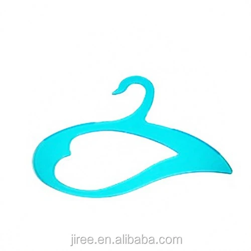 Recycled Swan-shaped Plastic Cloth Hanger With Hook