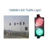 Red and Green Parking Lot Traffic Signal Head 100mm cobweb cover Signal Light